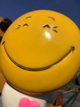 画像10: 70s Vintage Play Pal Smiley Face Plastic Coin Bank (B390) 