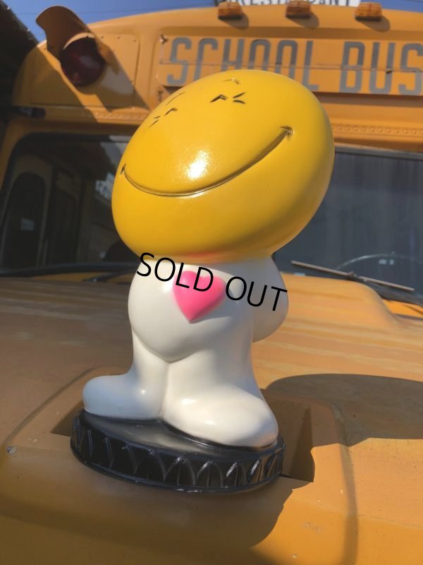 画像9: 70s Vintage Play Pal Smiley Face Plastic Coin Bank (B390) 