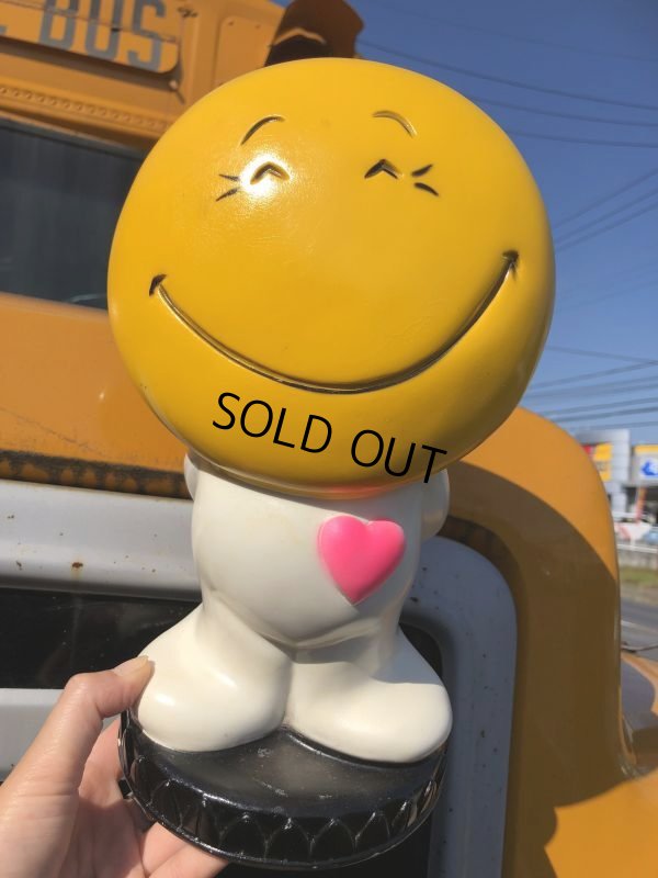 画像13: 70s Vintage Play Pal Smiley Face Plastic Coin Bank (B390) 