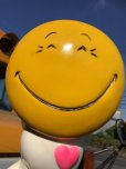 画像12: 70s Vintage Play Pal Smiley Face Plastic Coin Bank (B390) 