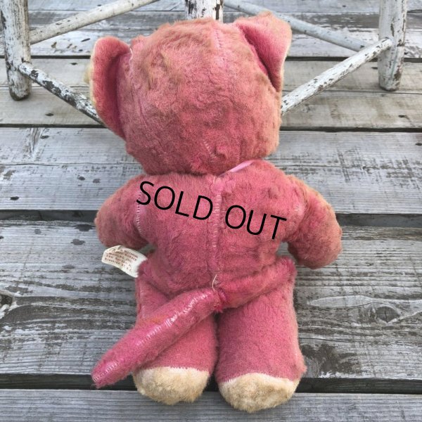 画像4: Vintage Rubber Face Doll Pink Kitty Cat (B393)