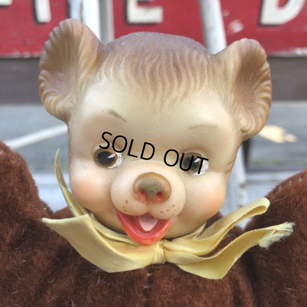 画像4: Vintage Rubber Face Doll Mini Bear (B392)