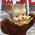 画像2: Vintage Rubber Face Doll Mini Bear (B392) (2)