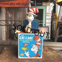 70s Vintage Mattel CAT IN THE HAT Jack in the Box (B330)