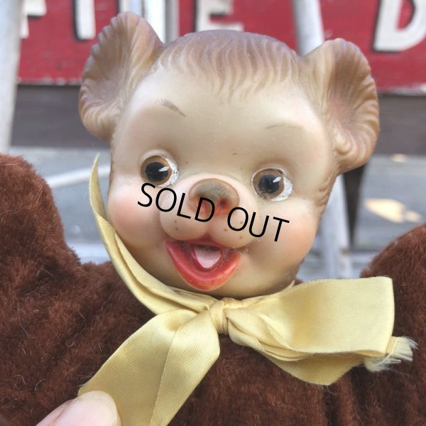画像5: Vintage Rubber Face Doll Mini Bear (B392)