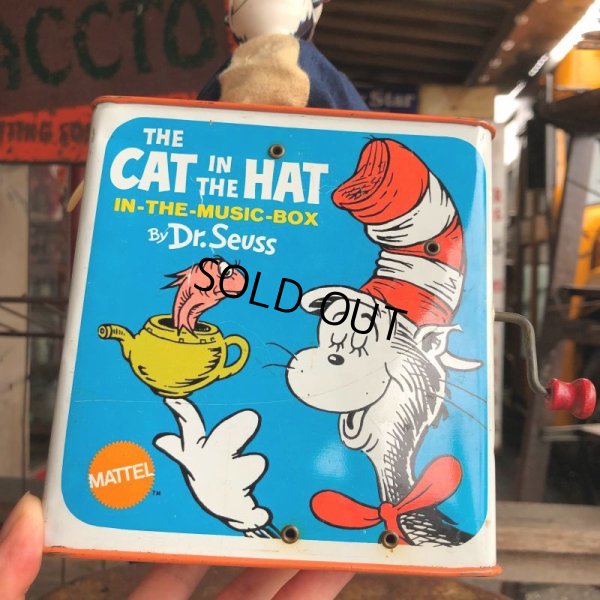 画像11: 70s Vintage Mattel CAT IN THE HAT Jack in the Box (B330)