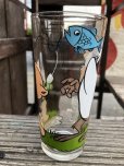 画像2: 70s Vintage Pepsi Glass Taz & Porky Pig (B405) (2)