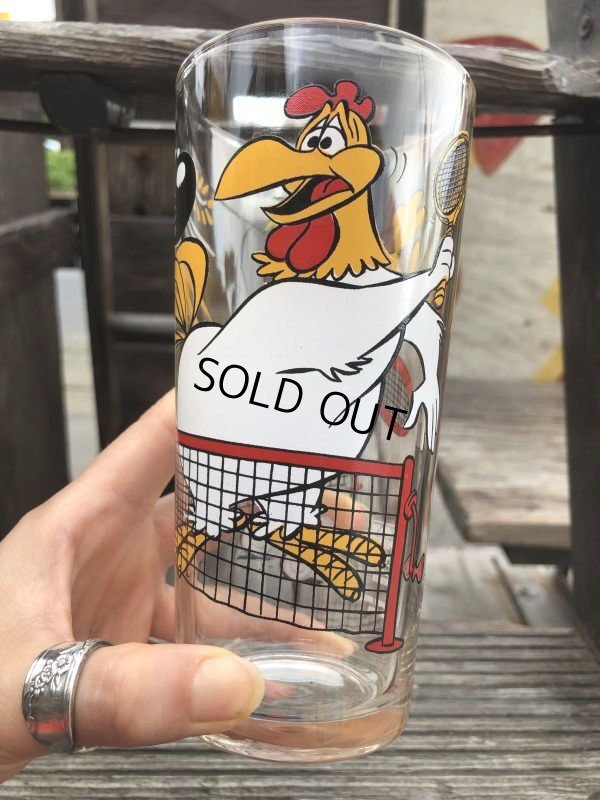 画像1: 70s Vintage Pepsi Glass Foghorn Leghorn & Henery Hawk (B407)