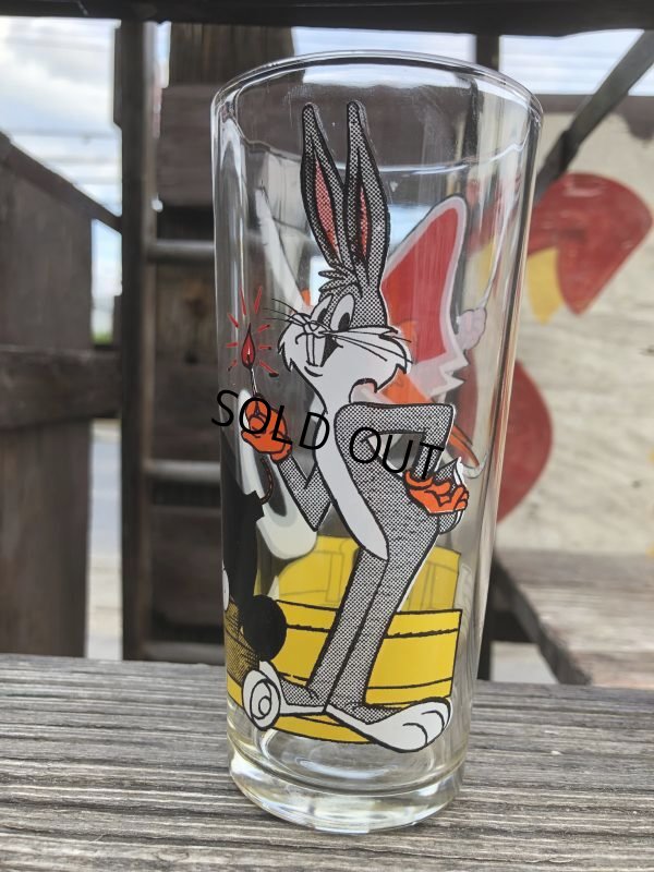 画像2: 70s Vintage Pepsi Glass Bugs Bunny & Yosemite Sam (B397)