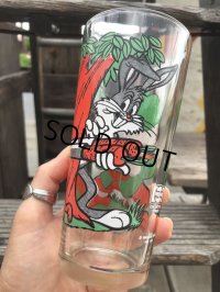 70s Vintage Pepsi Glass Bugs Bunny & Elmer Fudd (B398)