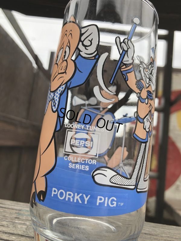 画像5: 70s Vintage Pepsi Glass Porky Pig (B408)