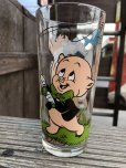 画像3: 70s Vintage Pepsi Glass Taz & Porky Pig (B405) (3)