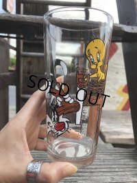 70s Vintage Pepsi Glass Tweety & Sylvester (B404)