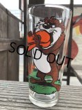 70s Vintage Pepsi Glass Taz & Daffy Duck (B400)