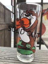 70s Vintage Pepsi Glass Taz & Daffy Duck (B400)