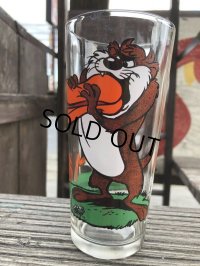 70s Vintage Pepsi Glass Taz & Daffy Duck (B400)