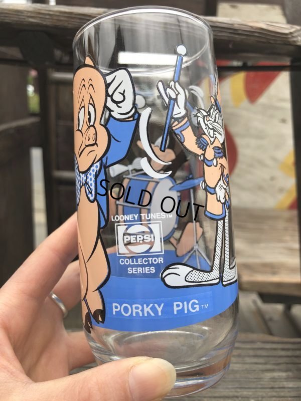 画像6: 70s Vintage Pepsi Glass Porky Pig (B408)