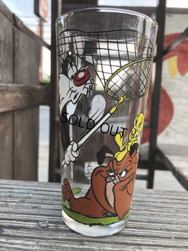 画像2: 70s Vintage Pepsi Glass Tweety & Sylvester (B403)