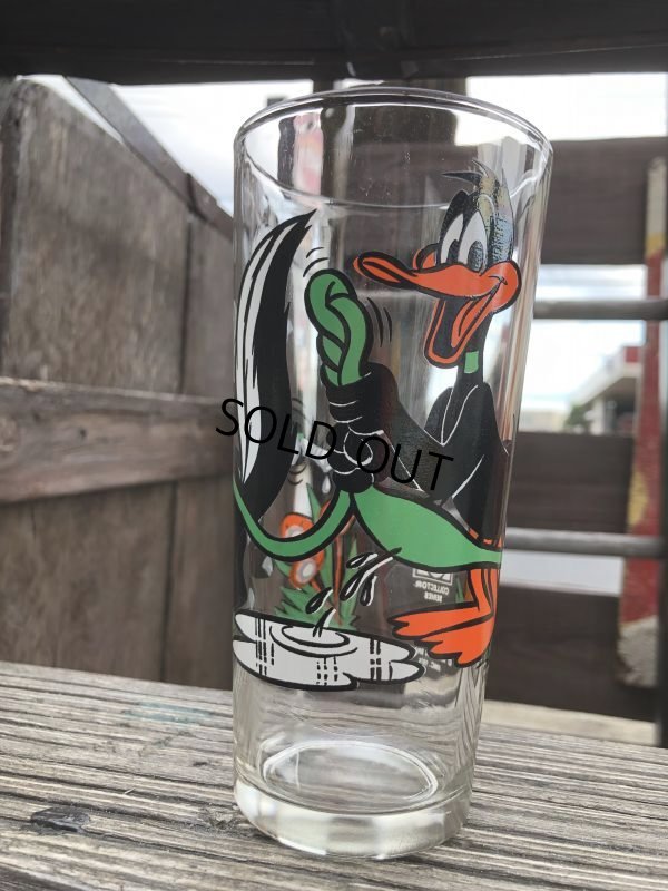 画像2: 70s Vintage Pepsi Glass Daffy Duck & Pepe Le Pew (B399)