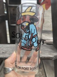 70s Vintage Pepsi Glass Slow Poke Rodriguez (B412)