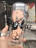 70s Vintage Pepsi Glass Porky Pig (B419)