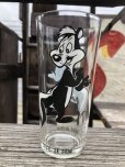 画像2: 70s Vintage Pepsi Glass Pepe Le Pew (B426) (2)