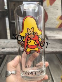 70s Vintage Pepsi Glass Yosemite Sam (B422)
