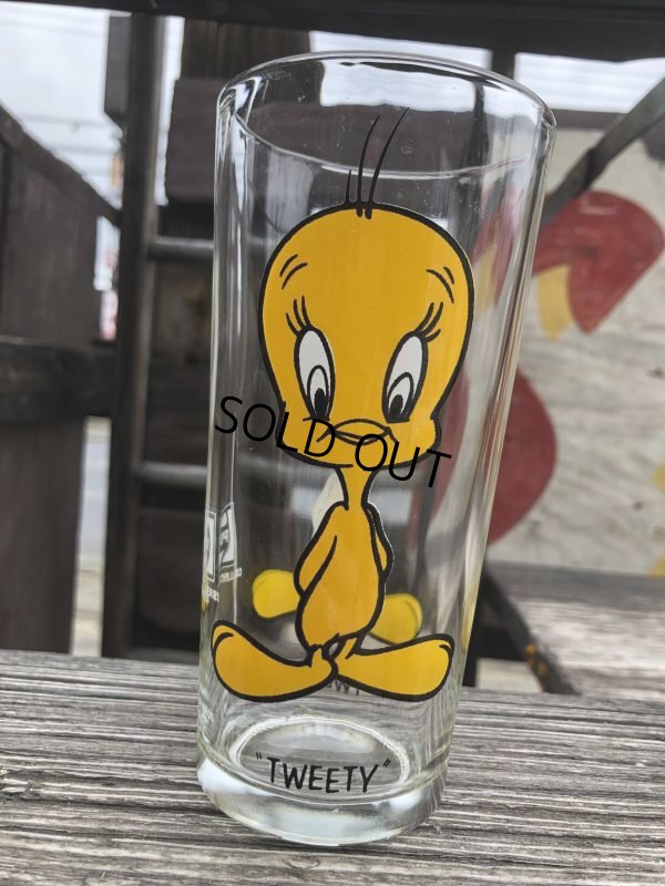 画像2: 70s Vintage Pepsi Glass Tweety (B415)