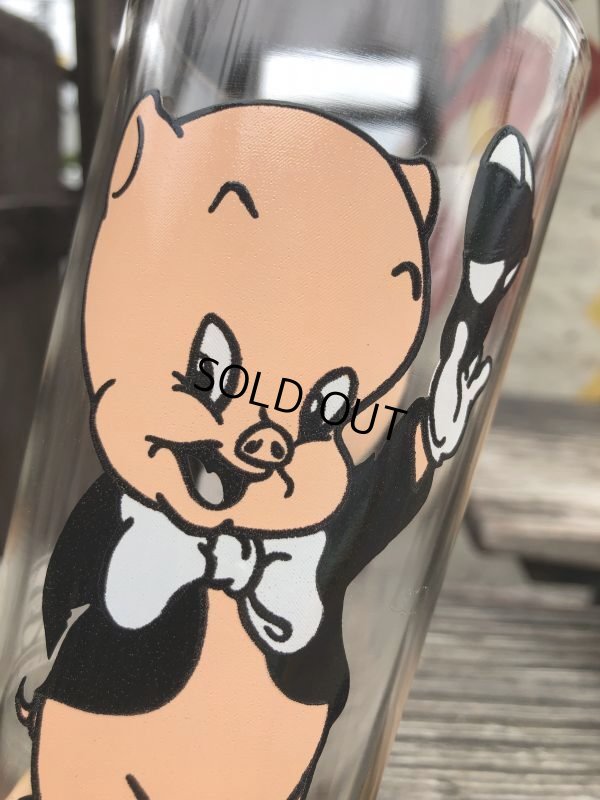 画像6: 70s Vintage Pepsi Glass Porky Pig (B419)