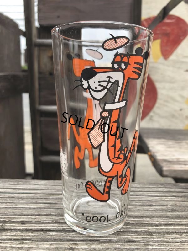 画像4: 70s Vintage Pepsi Glass Cool Cat (B424)