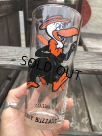 70s Vintage Pepsi Glass Beaky Buzzard (B423)