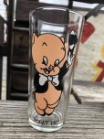 画像2: 70s Vintage Pepsi Glass Porky Pig (B419) (2)