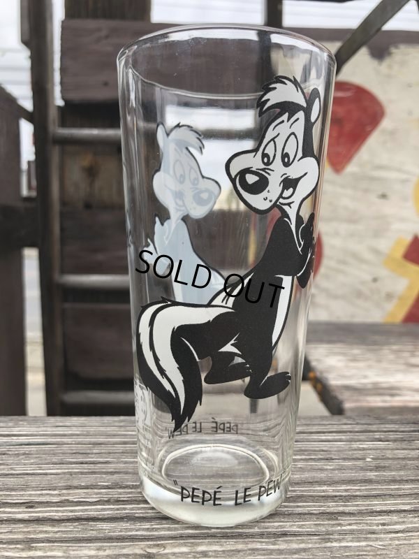 画像4: 70s Vintage Pepsi Glass Pepe Le Pew (B426)