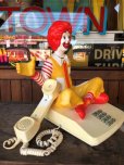 画像12: 80s Vintage Telephone Ronald McDonald Canada Ver (B430)