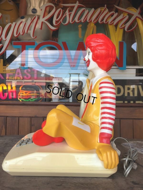 画像4: 80s Vintage Telephone Ronald McDonald Canada Ver (B430)