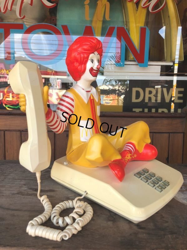 画像2: 80s Vintage Telephone Ronald McDonald Canada Ver (B430)