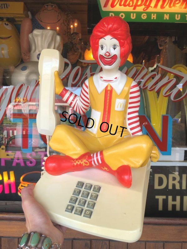 画像16: 80s Vintage Telephone Ronald McDonald Canada Ver (B430)