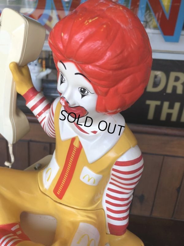 画像9: 80s Vintage Telephone Ronald McDonald Canada Ver (B430)
