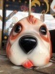 画像7: 70s Carnival Prize Vintage Hound Dog Plastic Lamp (B431)