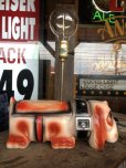 画像4: 70s Carnival Prize Vintage Hound Dog Plastic Lamp (B431)