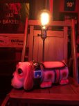 画像15: 70s Carnival Prize Vintage Hound Dog Plastic Lamp (B431)