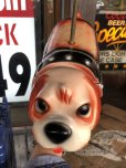 画像8: 70s Carnival Prize Vintage Hound Dog Plastic Lamp (B431)