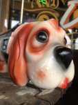 画像5: 70s Carnival Prize Vintage Hound Dog Plastic Lamp (B431)