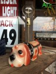 画像1: 70s Carnival Prize Vintage Hound Dog Plastic Lamp (B431) (1)