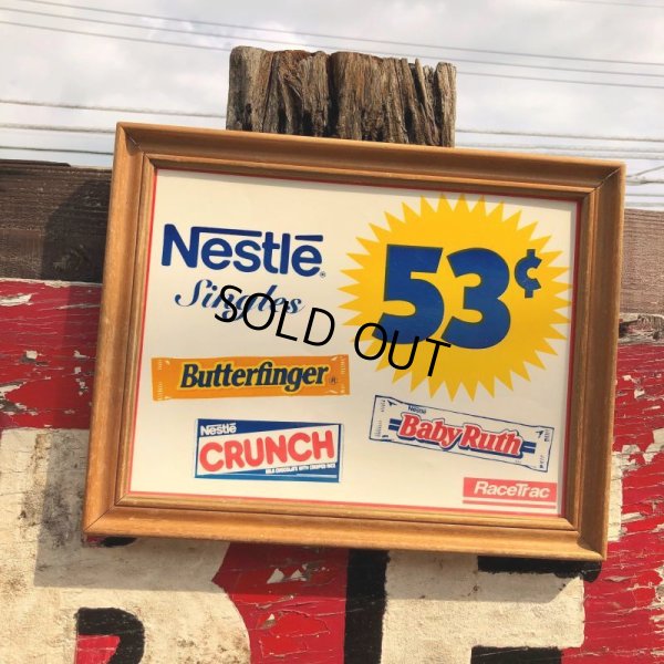 画像1: Vintage Nestle Candy Bar Sign (B432)