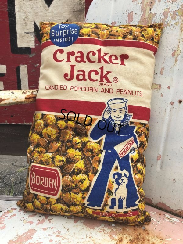 画像7: Vintage Cracker Jack Pillow Cushion (B435)