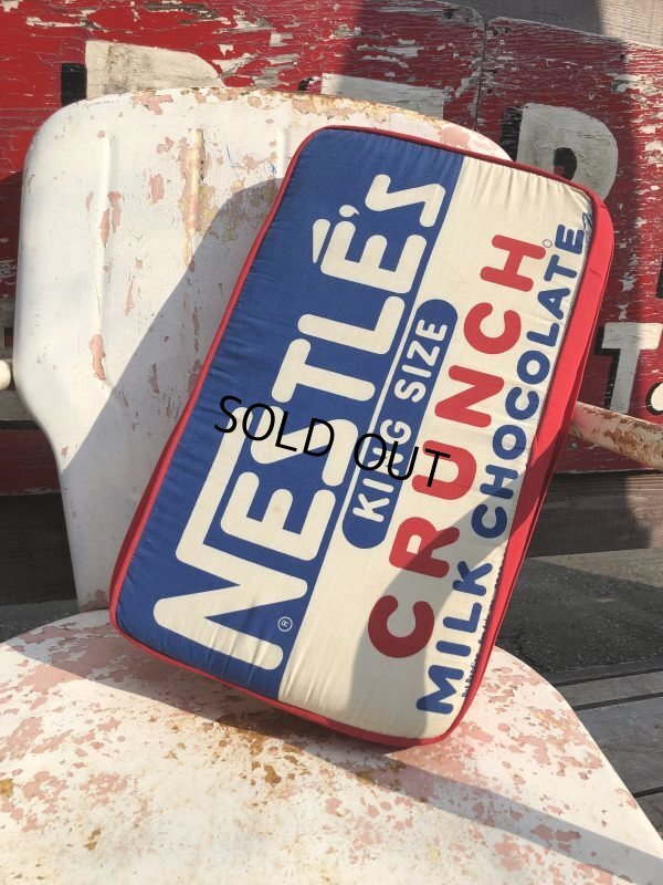 画像8: Vintage NESTLE'S king size Bar Pillow Cushion (B433)