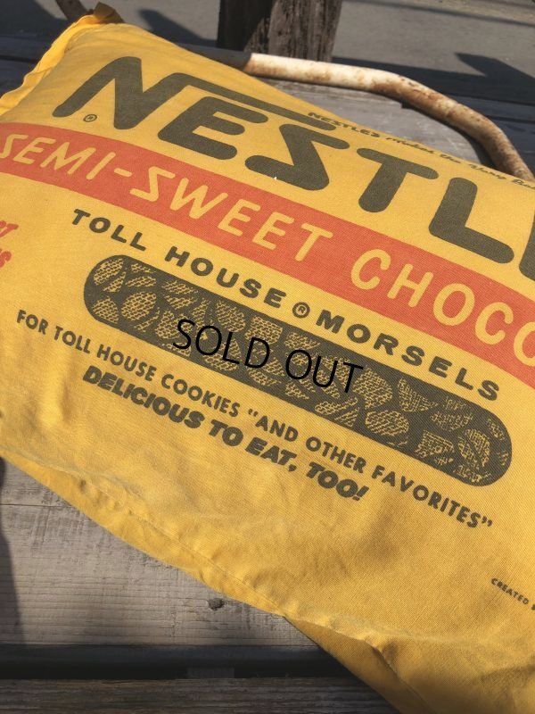 画像3: Vintage NESTLE's Semi-Sweet Chocolate Pillow Cushion (B434)
