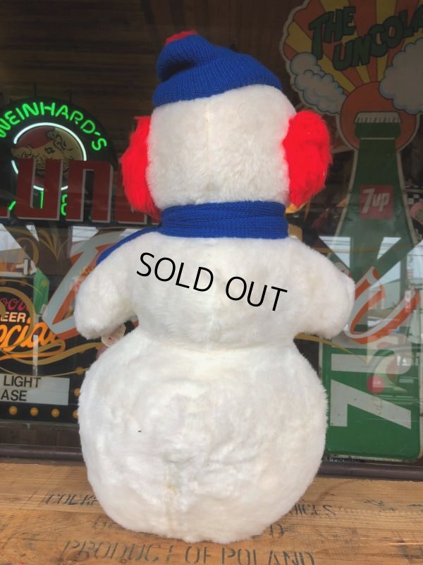 画像6: 70s Vintage Pepsi Christmas Doll Snow Man 52cm (B444)