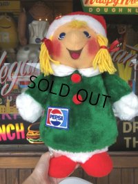 70s Vintage Pepsi Christmas Doll 43cm (B440)